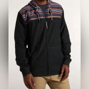Huckberry Howler Brothers Men's Shaman Hoodie Size Medium Full Zip Aztec